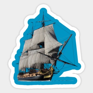 sailing ship Sticker